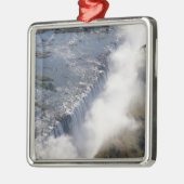 Victoria Falls, Zambesi River, Sambia - Silbernes Ornament (Links)