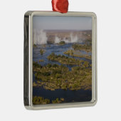 Victoria Falls, Zambesi River, Sambia - Simbabwe 2 Silbernes Ornament (Rechts)