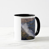 Victoria Falls, Zambesi River, Sambia - Simbabwe Tasse (VorderseiteRechts)