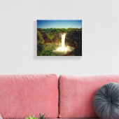Victoria fällt Regenbogen-Leinwand Leinwanddruck (Insitu (Wohnzimmer))