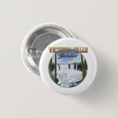 Victoria fällt Zimbabwe Button (Vorne & Hinten)