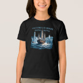 Victoria Harbor Hong Kong China Tri-Blend Shirt (Vorderseite)
