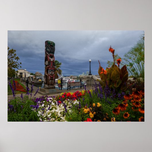 Victoria Harbour, British Columbia, Vancouver Isla Poster (Vorne)