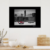 Victoria Harbour, Hong Kong. Poster (Küche)
