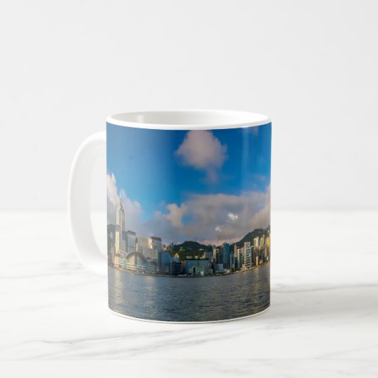 Victoria Harbour & Hong Kong Skyline Kaffeetasse (Vorderseite Links)