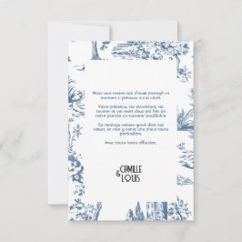 Victoria-Heiratsurkunde Dankeskarte