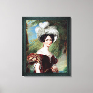 Victoria, Herzogin von Kent von George Hayter Leinwanddruck