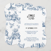 Victoria-Hochzeitsfeier Einladung (Vorne/Hinten)