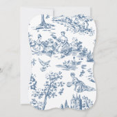 Victoria-Hochzeitsfeier Einladung (Rückseite)