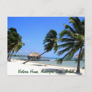 Victoria House Ambergris Caye Belize Postcard Postkarte