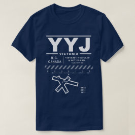 Victoria International Airport YYJ Tee Shirt: