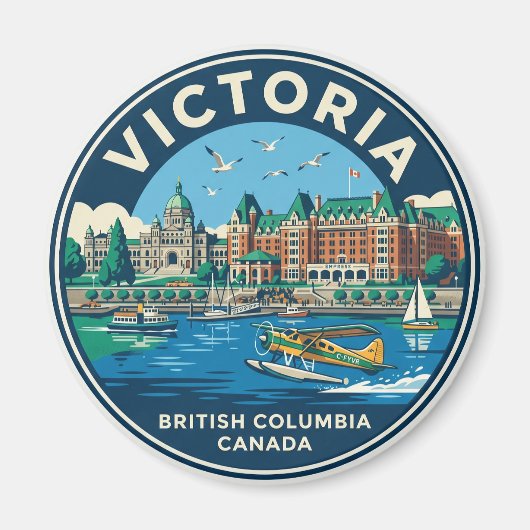 Victoria Kanada Magnet (Vorne)