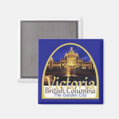 VICTORIA Kanada Magnet (Vorderseite/Rückseite)