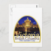 VICTORIA Kanada Postkarte (Vorne/Hinten)