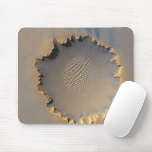 Victoria Krater auf Mars Mousepad (Mit Mouse)