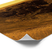 Victoria Krater aus Kap Verde auf dem Planeten Mar Poster (Ecke)