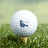 Victoria-Krone-Taube-Cartoon Golfball (Insitu T-Shirt)