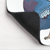 Victoria-Krone-Taube-Cartoon Mousepad (Ecke)