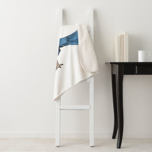 Victoria-Krone-Taube-Cartoon Sherpadecke (Beispiel)