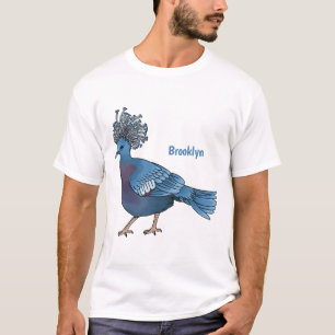 Victoria-Krone-Taube-Cartoon T-Shirt