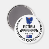 Victoria Magnet (Vorderseite/Rückseite)