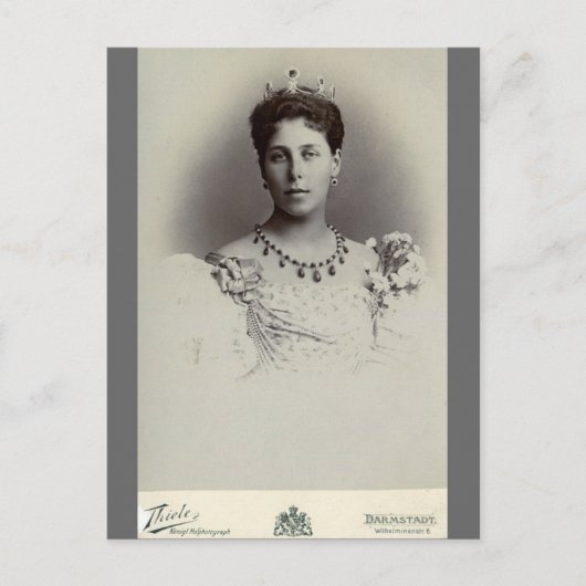 Victoria Melita Grand Duchess Cyril #011D Postkarte (Vorderseite)