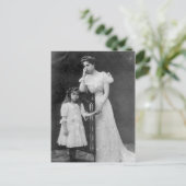 Victoria Melita von Hessen mit Elizabeth #006D Postkarte (Stehend Vorderseite)