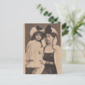 Victoria Melitta & Princess Elisabeth von Hessen Postkarte (Stehend Vorderseite)