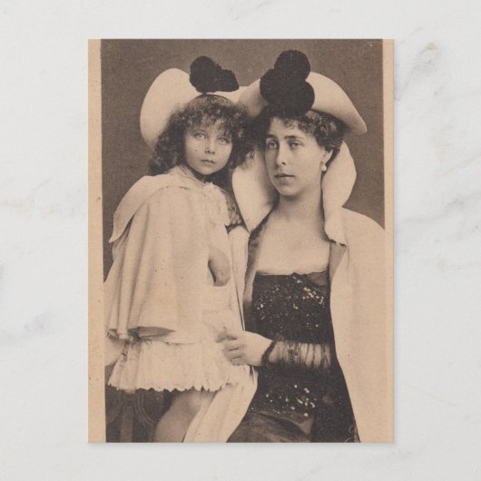 Victoria Melitta & Princess Elisabeth von Hessen Postkarte (Vorderseite)