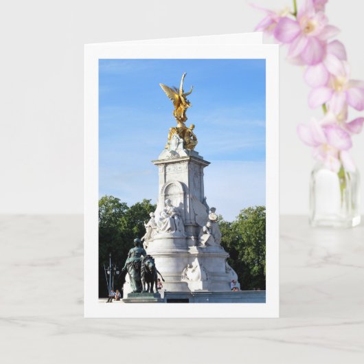 Victoria Memorial Monument, London Karte (Orchidee)