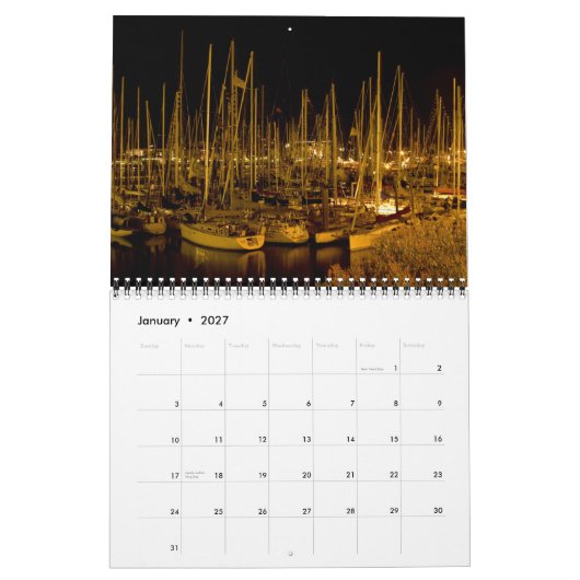 Victoria nachts kalender (Jan 2027)