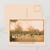 Victoria Park Colombo Ceylon (Sri Lanka) Postkarte (Vorne/Hinten)