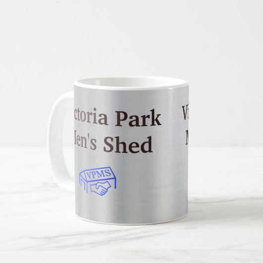 Victoria Park Men Shed Tasse (Vorderseite Links)