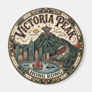 Victoria Peak Hongkong China Magnet