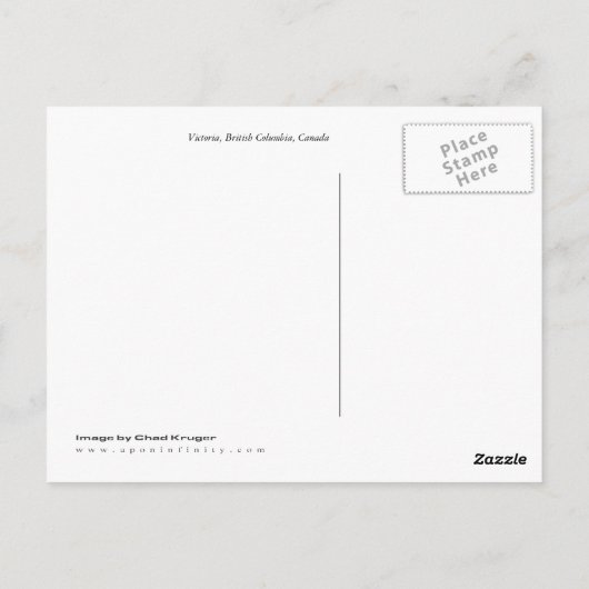 Victoria Postcard Postkarte (Rückseite)