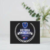 Victoria Postkarte (Stehend Vorderseite)