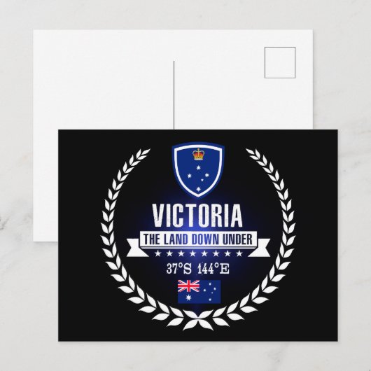 Victoria Postkarte (Vorne/Hinten)