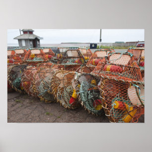 Victoria, Prince Edward Island. Hummerköder Poster