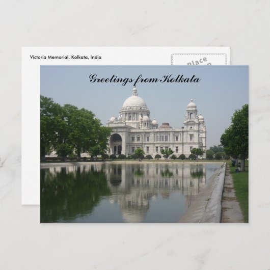 Victoria-Reflexion Postkarte (Vorne/Hinten)