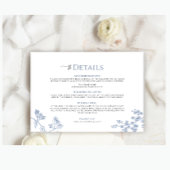 VICTORIA Regency Blue French Garden Details Karte