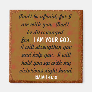 Victoria right hand bible verse magnet
