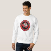 Victoria Round Polnisch kanadisches Leaf Sweatshirt (Vorne ganz)