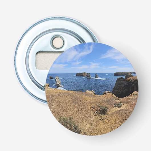 Victoria’s Bay of Islands Coastal Panorama Flaschenöffner (Vorderseite)