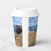 Victoria’s Bay of Islands Coastal Panorama Pappbecher (Links)