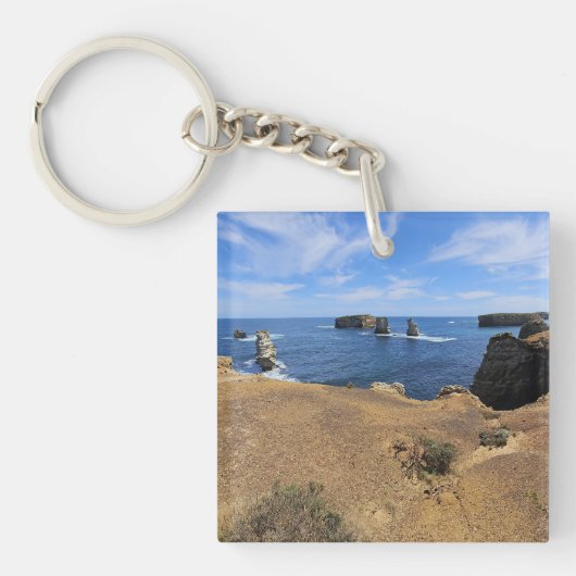 Victoria’s Bay of Islands Coastal Panorama Schlüsselanhänger (Vorderseite)