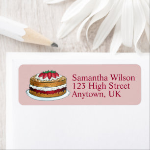 Victoria Sandwich Sponge Cake UK British Pastry