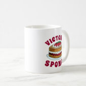 Victoria Sandwich Sponge Cake UK British Pastry Kaffeetasse (VorderseiteRechts)