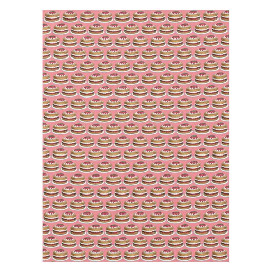 Victoria Sandwich Sponge Cake UK British Pastry Tischdecke (Vorderseite)