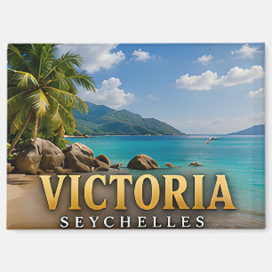Victoria Seychellen Tropisches Insel-Reise-Souveni Magnet