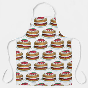 Victoria Sponge Cake British Food Baking Dessert Schürze
